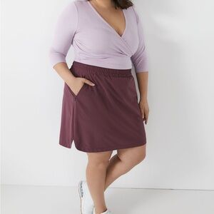 EUC 2X Penningtons Mauve Skort